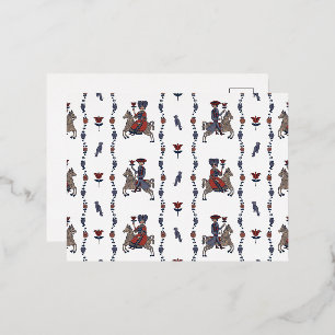 Dala W - Foil Postcards