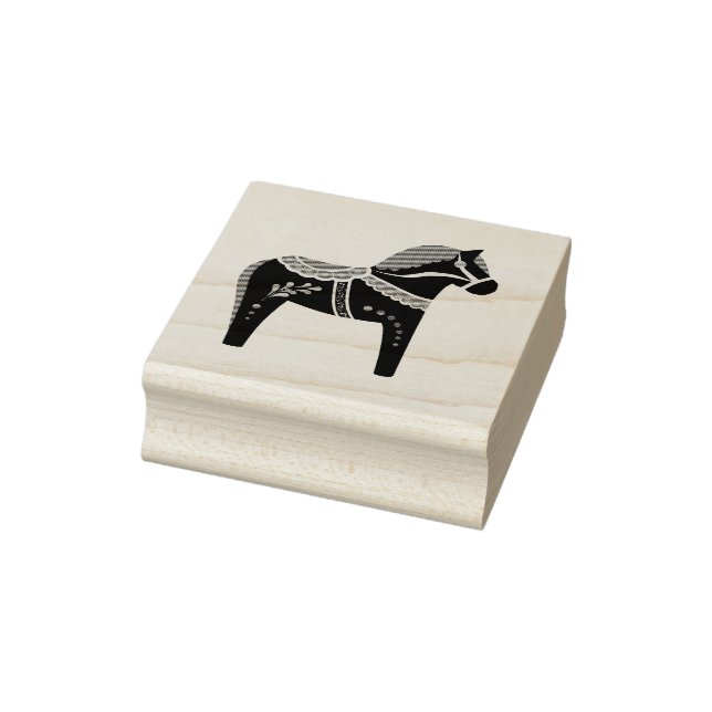 Dalah horse design/silhouette/pattern rubber stamp (Stamp)