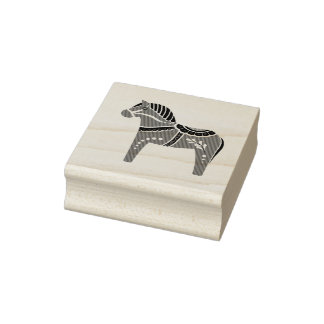 Dalah horse design/silhouette/pattern rubber stamp