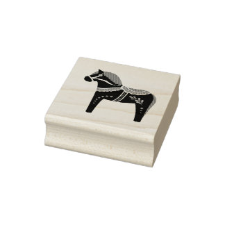 Dalah horse design/silhouette/pattern rubber stamp