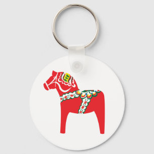 Dalahäst Dala horse Key Ring