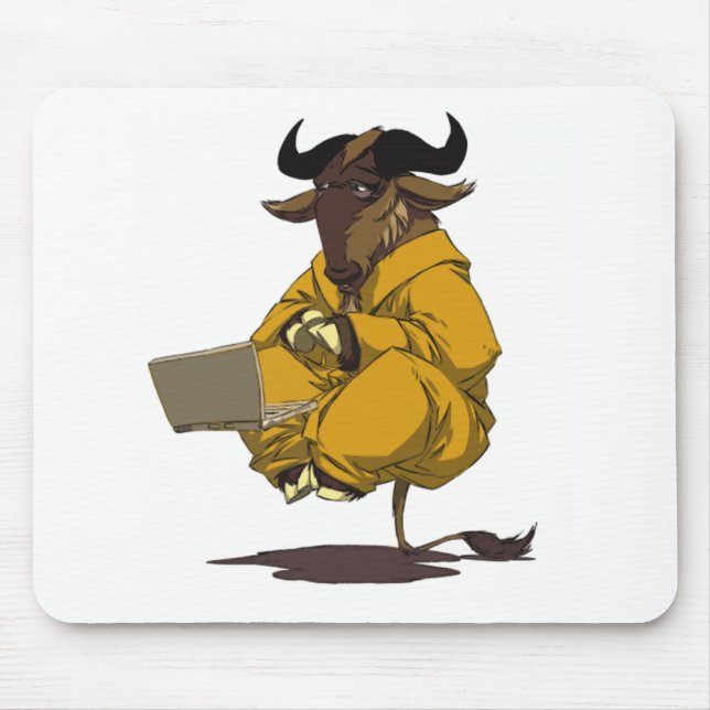 Dalai Gnu Mouse Mat (Front)