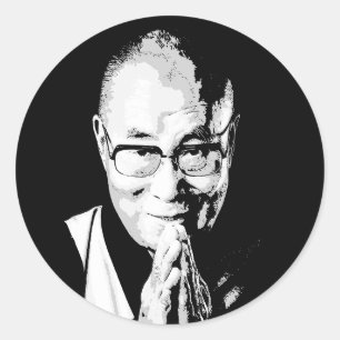 Dalai Lama Classic Round Sticker