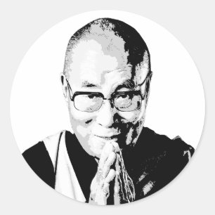 Dalai Lama Classic Round Sticker