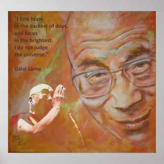Dalai Lama - Hope Poster