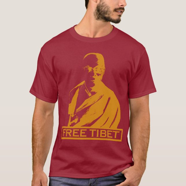 dalai lama orange T-Shirt (Front)