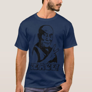 Dalai Lama Peace Sign girl T-Shirt