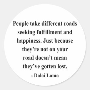 dalai lama quote 1a classic round sticker