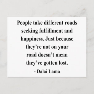dalai lama quote 1a postcard
