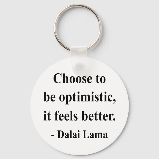 dalai lama quote 4a key ring (Front)