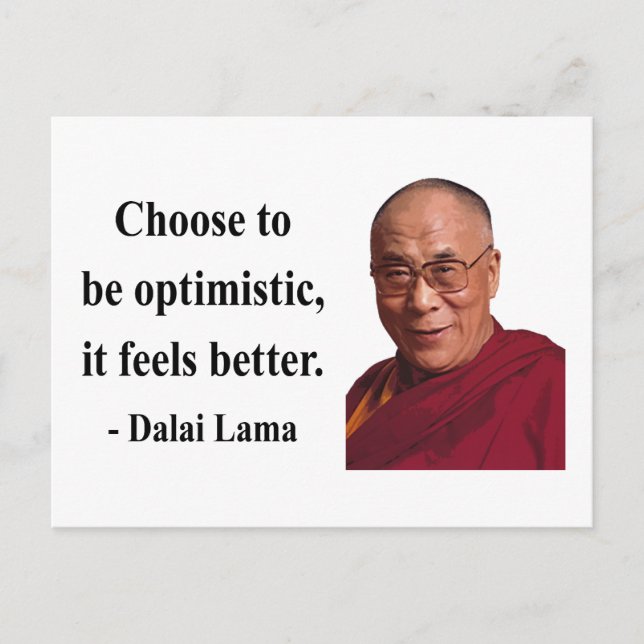 dalai lama quote 4b postcard (Front)