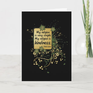 Dalai Lama Religion Quote Card