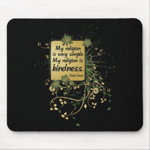 Dalai Lama Religion Quote Mouse Mat