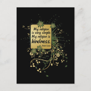 Dalai Lama Religion Quote Postcard