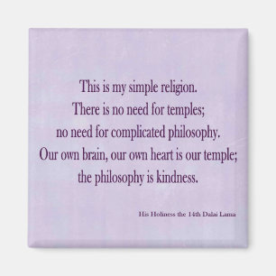 Dalai Lama square magnet