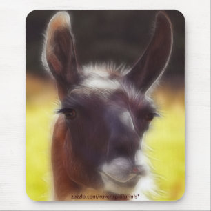 Dalai the LLAMA Fun Animal Mousepad