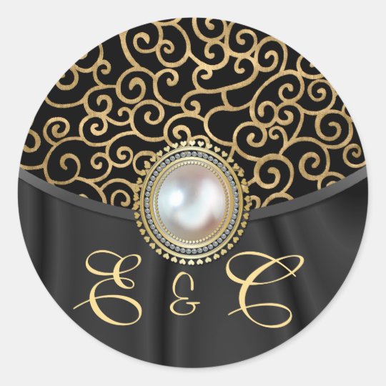 Dalarian Monogram Envelope Sticker