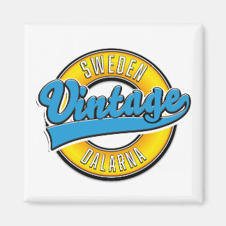 Dalarna Sweden vintage Magnet