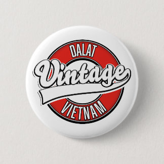 Dalat vietnam retro logo 6 cm round badge