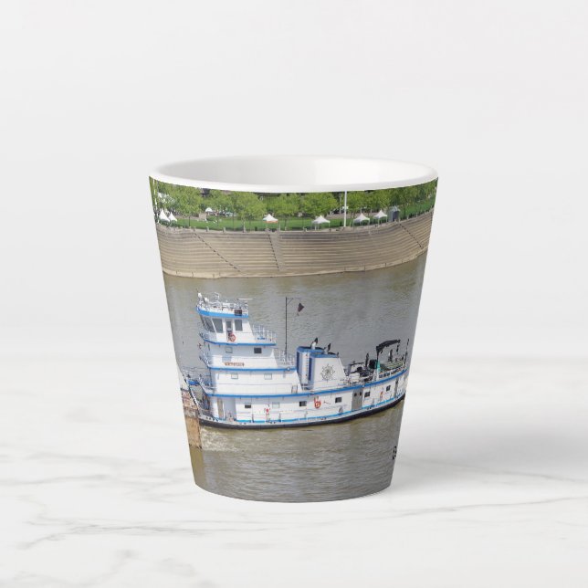 Dale Artige latte mug (Front)