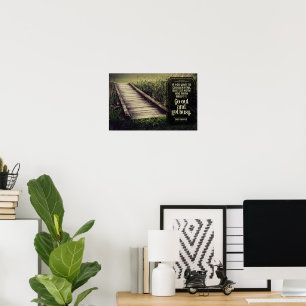 Dale Carnegie Inspirational Quote "Get busy" Poster