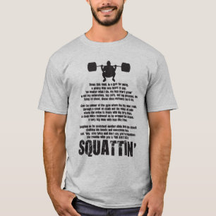 Dale Clark Squat Poem Apparel T-Shirt