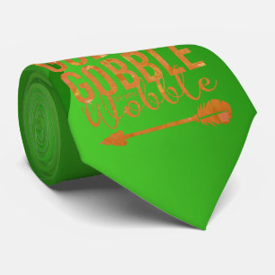 Dale Gobble Gobble Til You Wobble Thanksgiving Tie