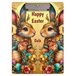 DALE ~ HAPPY EASTER ~ EASTER BUNNIES ~ CLIPBOARD