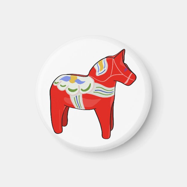 Dalecarlian horse magnet (Front)