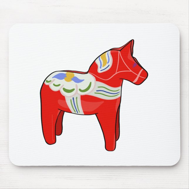 Dalecarlian horse mouse mat (Front)