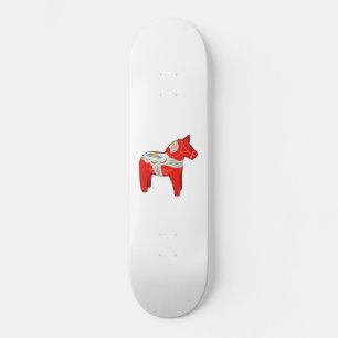 Dalecarlian horse skateboard