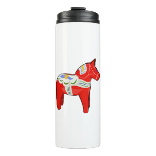 Dalecarlian horse thermal tumbler