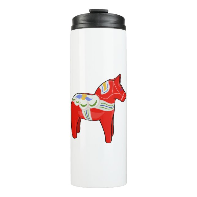 Dalecarlian horse thermal tumbler (Front)