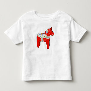 Dalecarlian horse toddler T-Shirt