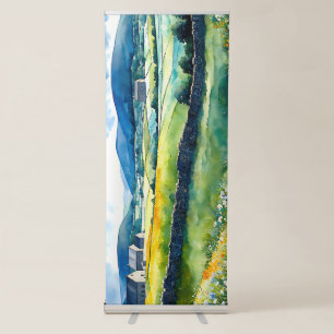 “Dalehaven” Wide Landscape Yorkshire Dales Scene Retractable Banner