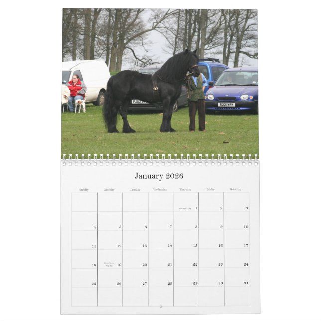 Dales Pony 2010 Calendar (Jan 2026)