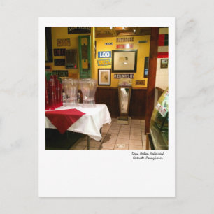 Daleville PA postcard-Kay's Italian Restaurant Postcard