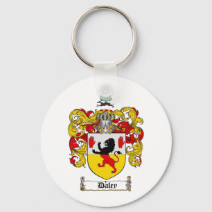 DALEY FAMILY CREST - DALEY COAT OF ARMS KEY RING