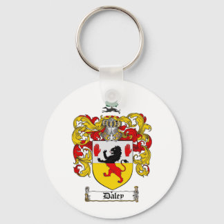 DALEY FAMILY CREST -  DALEY COAT OF ARMS KEY RING