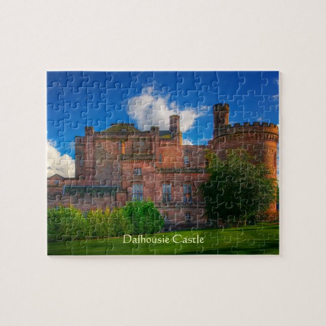 Dalhousie Castle, Midlothian, Scotland Jigsaw Puzzle (Horizontal)