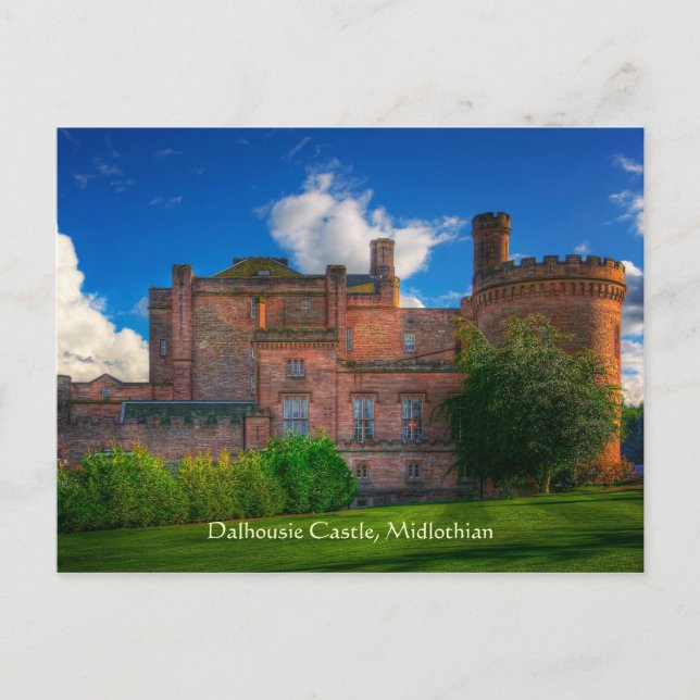 Dalhousie Castle, Midlothian, Scotland Postcard (Front)