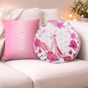 Dali Bloom – Colour of Heart Round Cushion