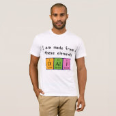 Dali periodic table name shirt (Front Full)