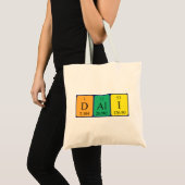 Dali periodic table name tote bag (Front (Product))
