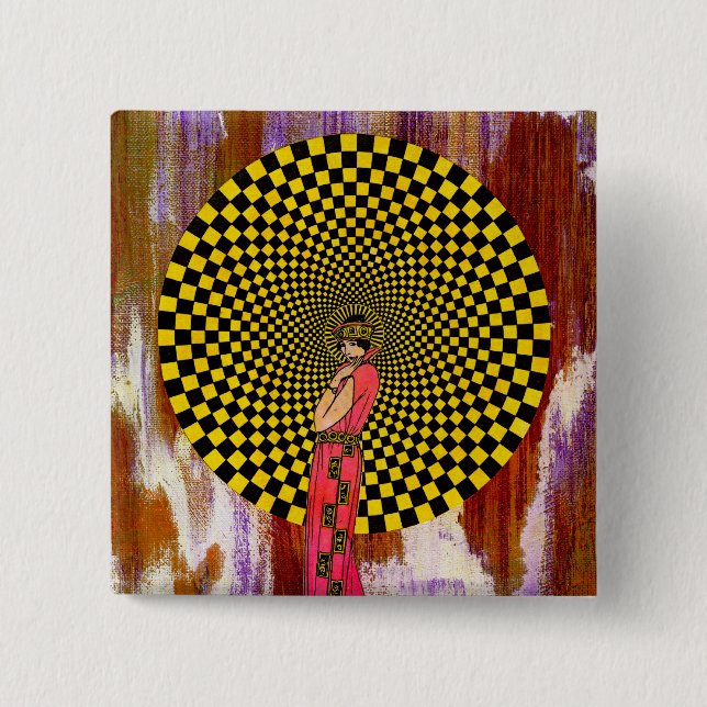 Daliance by Michael Moffa 15 Cm Square Badge (Front)