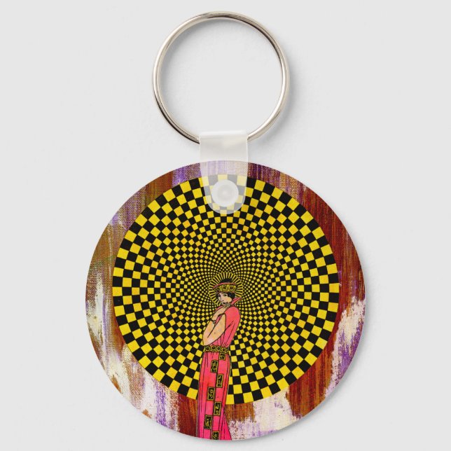 Daliance by Michael Moffa Key Ring (Front)