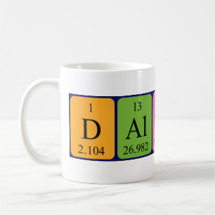 Dalilah periodic table name mug