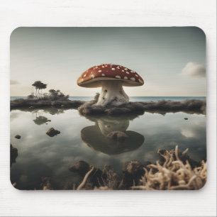 Dali's Mushroom Island  Mouse Mat