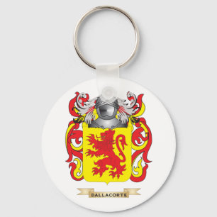 Dalla Corte Coat of Arms Key Ring
