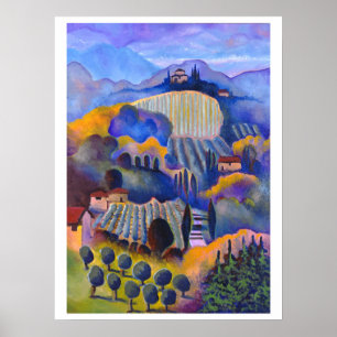 Dalla finestra della biblioteca poster